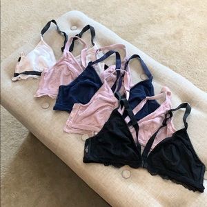 5 Victoria Secrets bralettes size L
